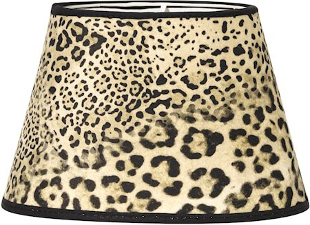 Lampeskjerm Oval Leopard