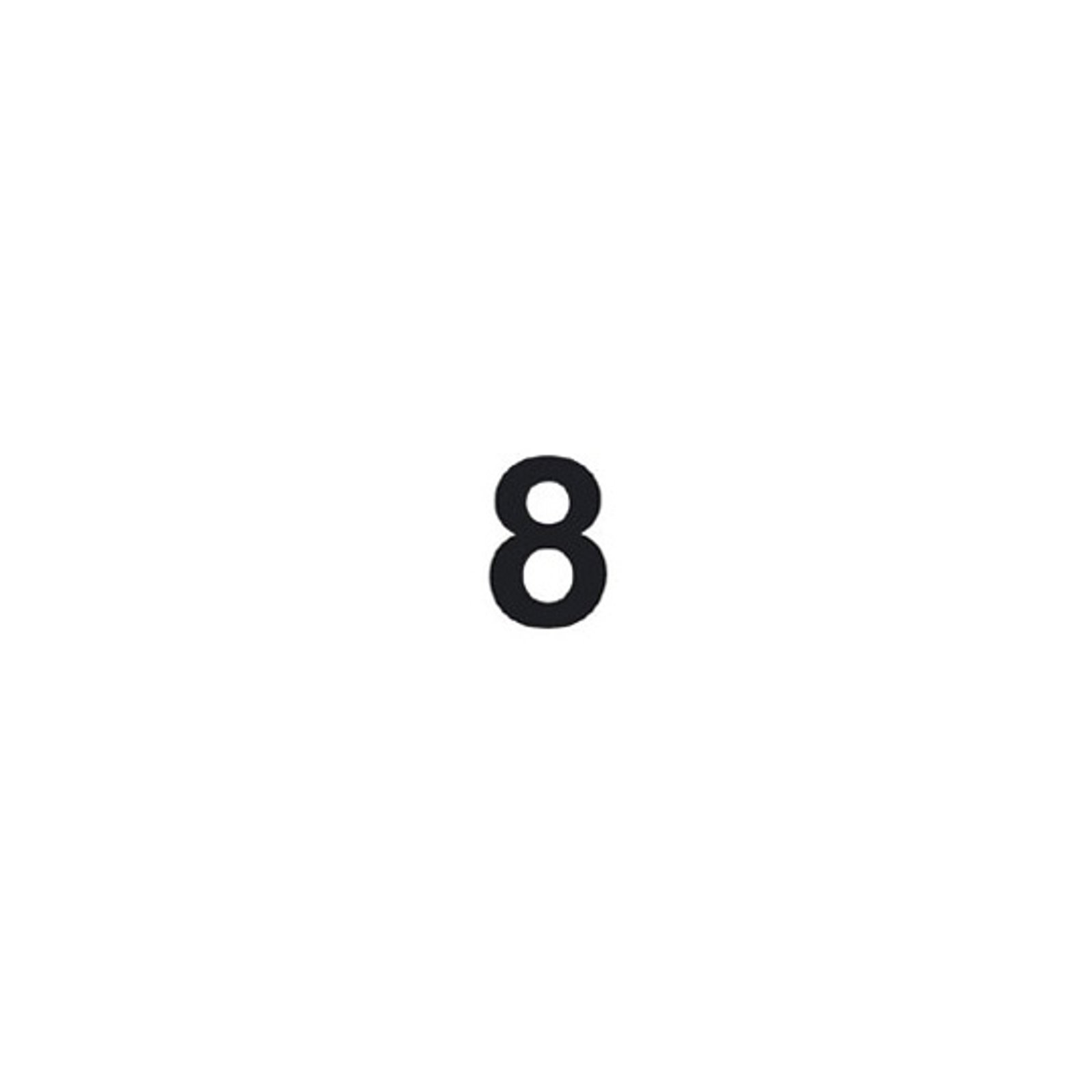 Selvklebende tallet 8