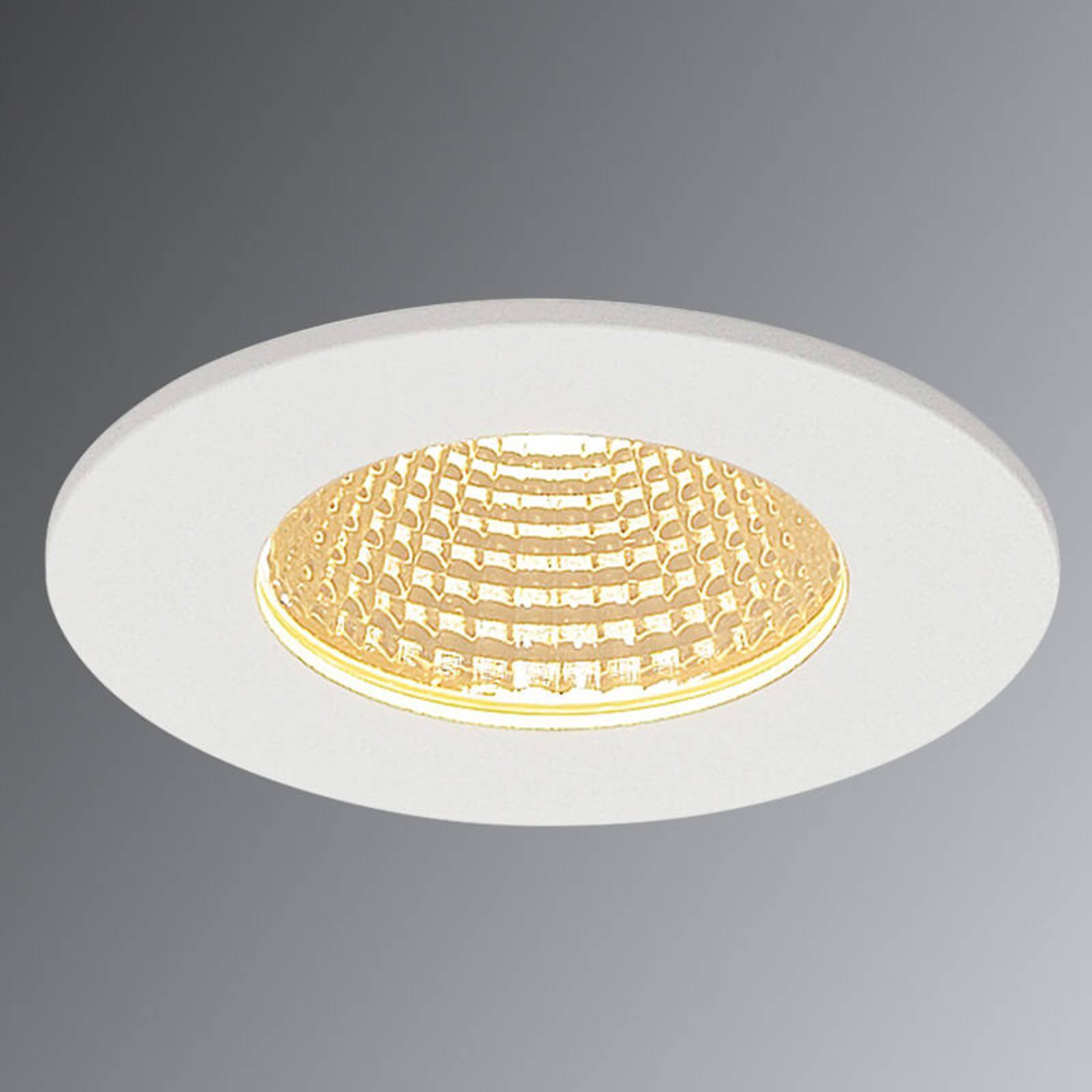 SLV Patta-I LED-downlight, rund, matt hvit