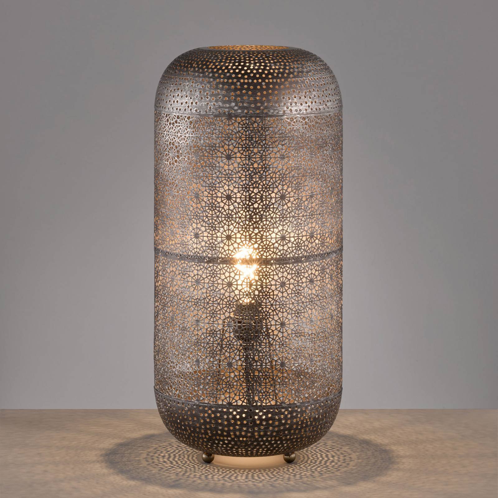 Bordlampe Velvet, høyde 64 cm, Ø 30 cm