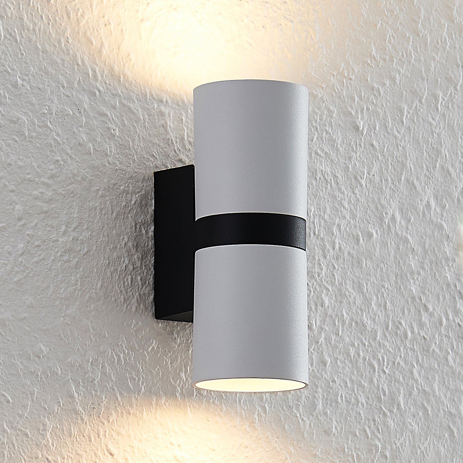 Arcchio Arsa vegglampe, 2 lyskilder, hvit