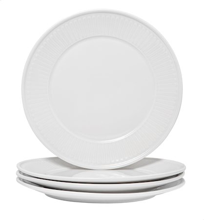 Fålhagen Asjetter, 4-pack, 22,5 cm, Hvit
