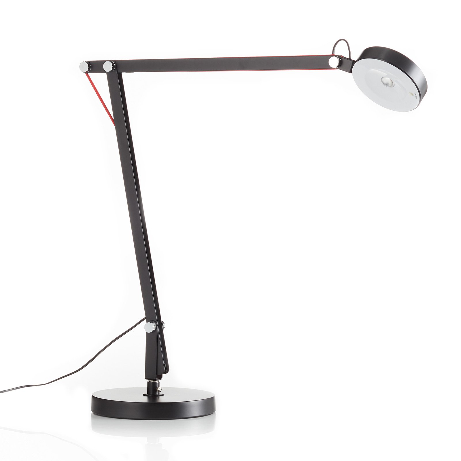 LED-skrivebordslampe Stina av metall, svart