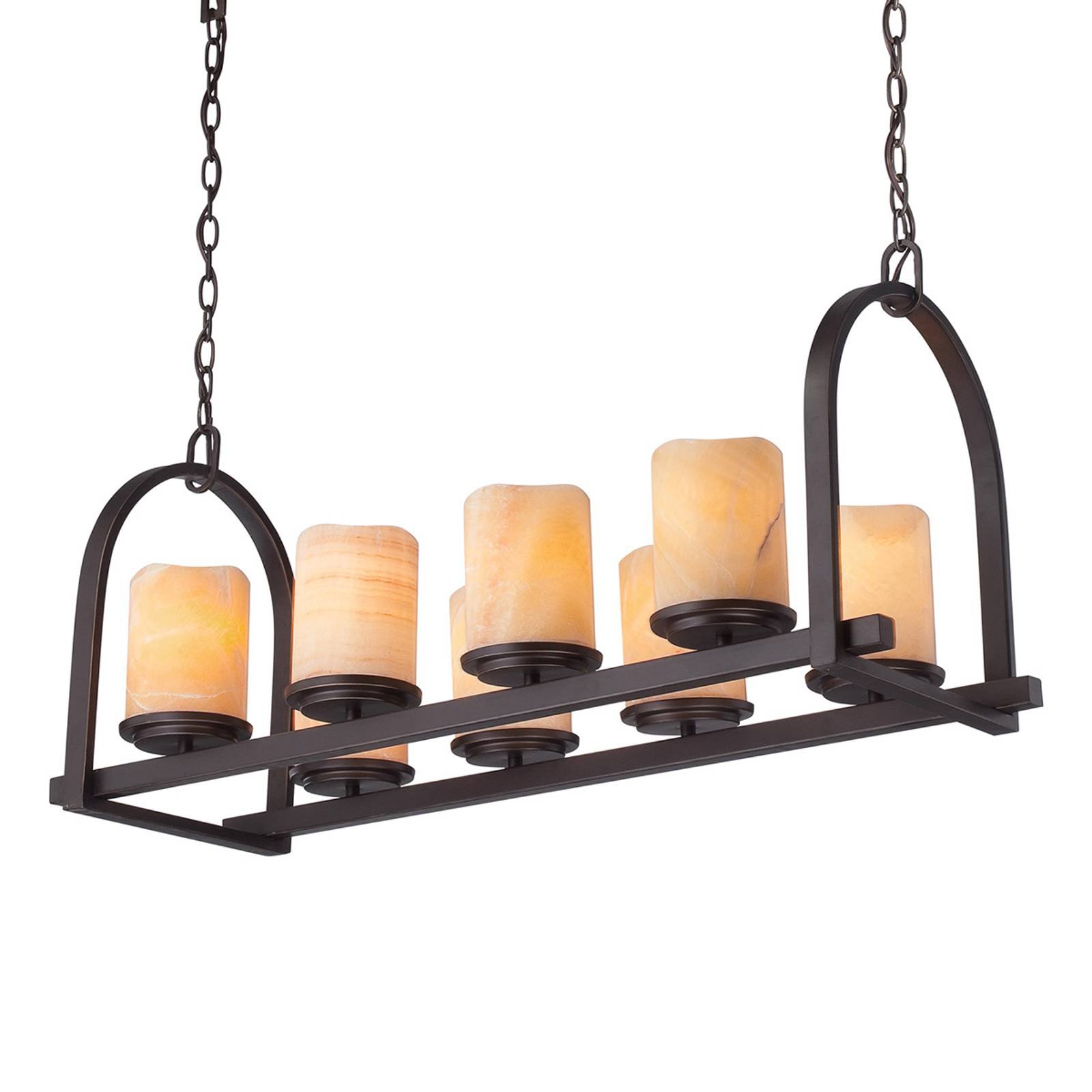 Bred pendellampe Aldora 8-arm.