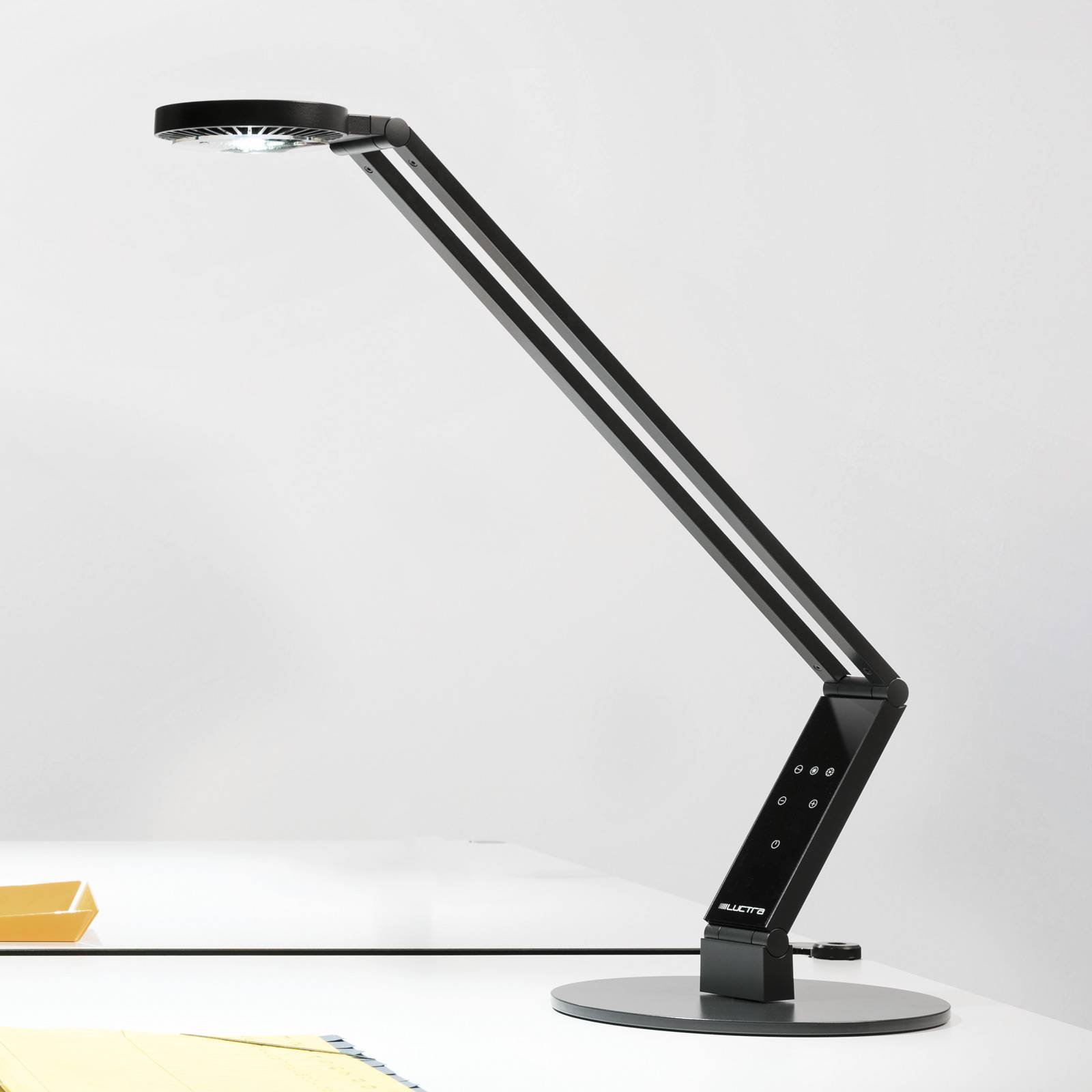 Luctra Tabel Radial LED-bordlampe fot, svart