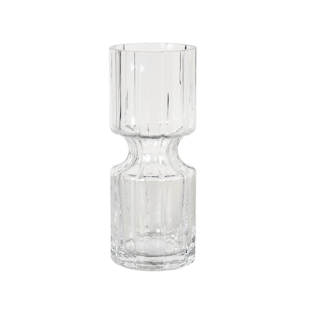 Hyacint Vase 20 cm Klar