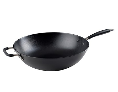 Wokpanna støpejern ULTRA LIGHT 34 cm med skaft