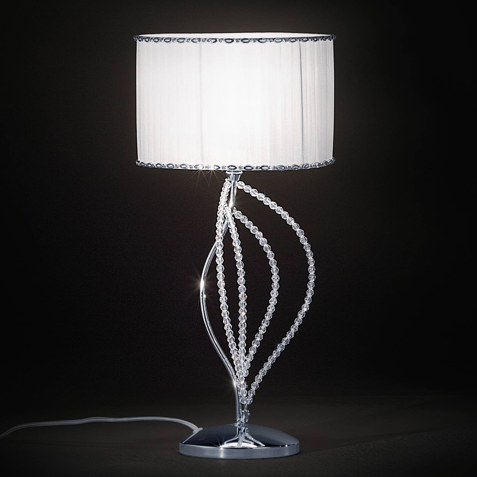 Girasole bordlampe med tekstilskjerm