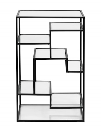 Bokhylle/Display med Glasshyller 71x46cm