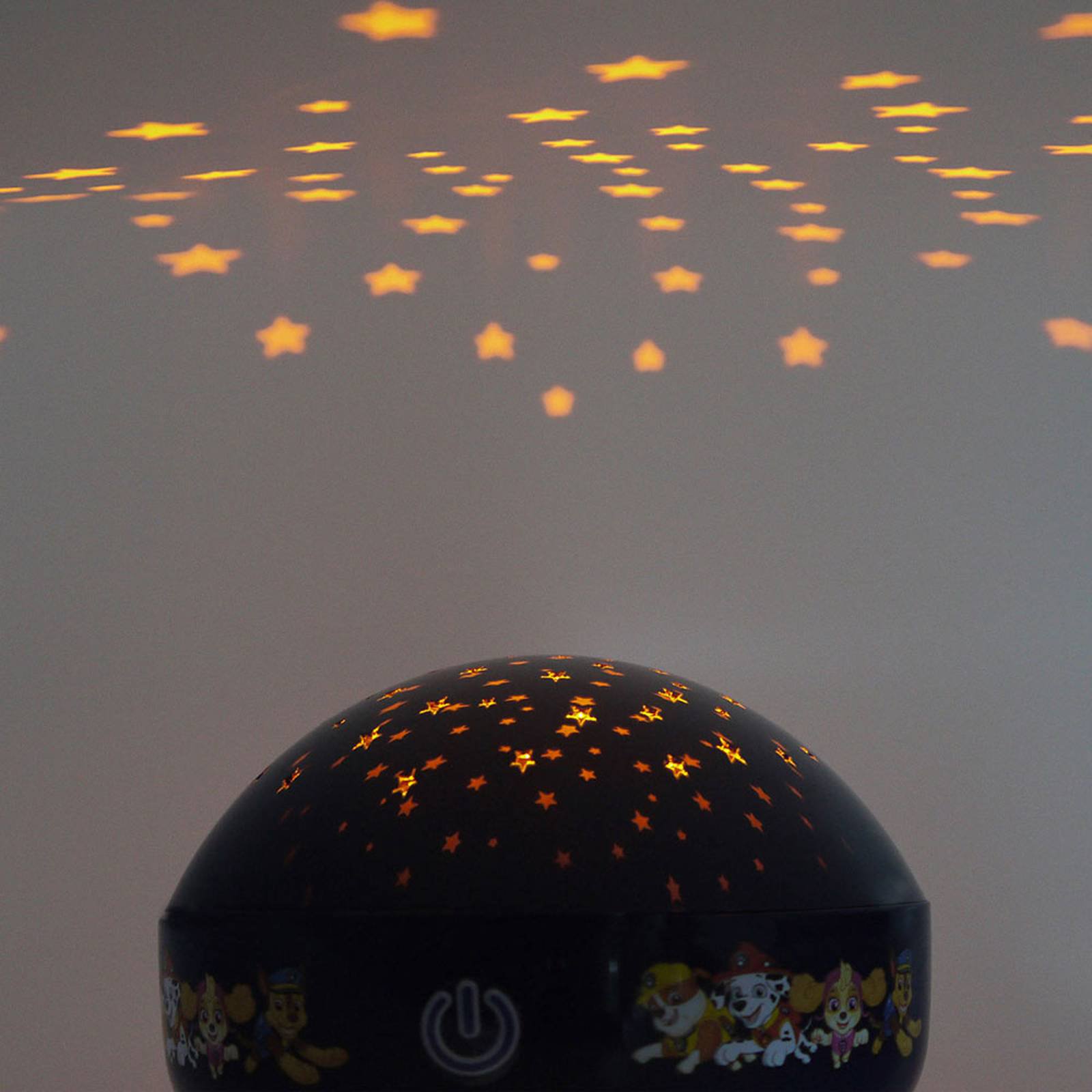 LED-projeksjons-nattlampe Paw Patrol, blå