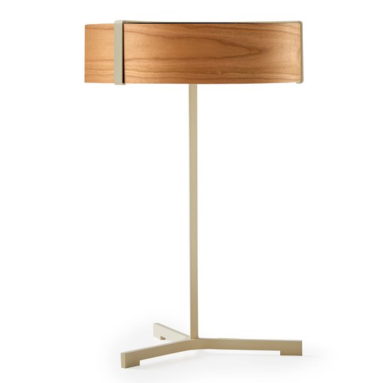 LZF Thesis LED-bordlampe elfenben/kirsebærtre