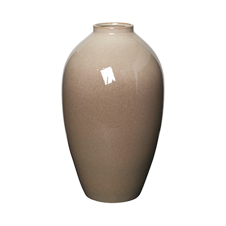 Ingrid Vase L Beige