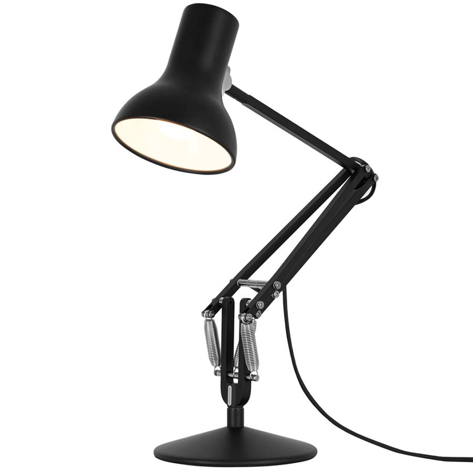 Anglepoise Type 75 Mini bordlampe, fløyelsvart