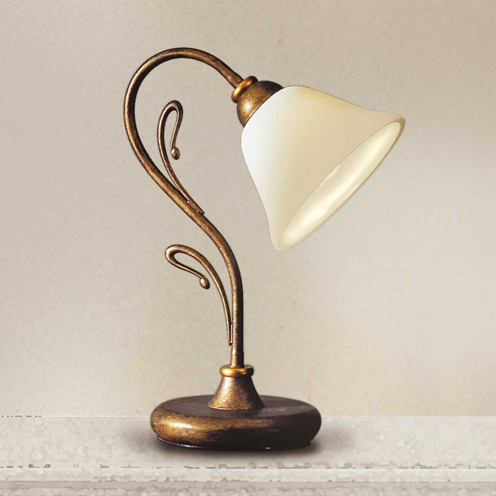 Stilig bordlampe Antonio
