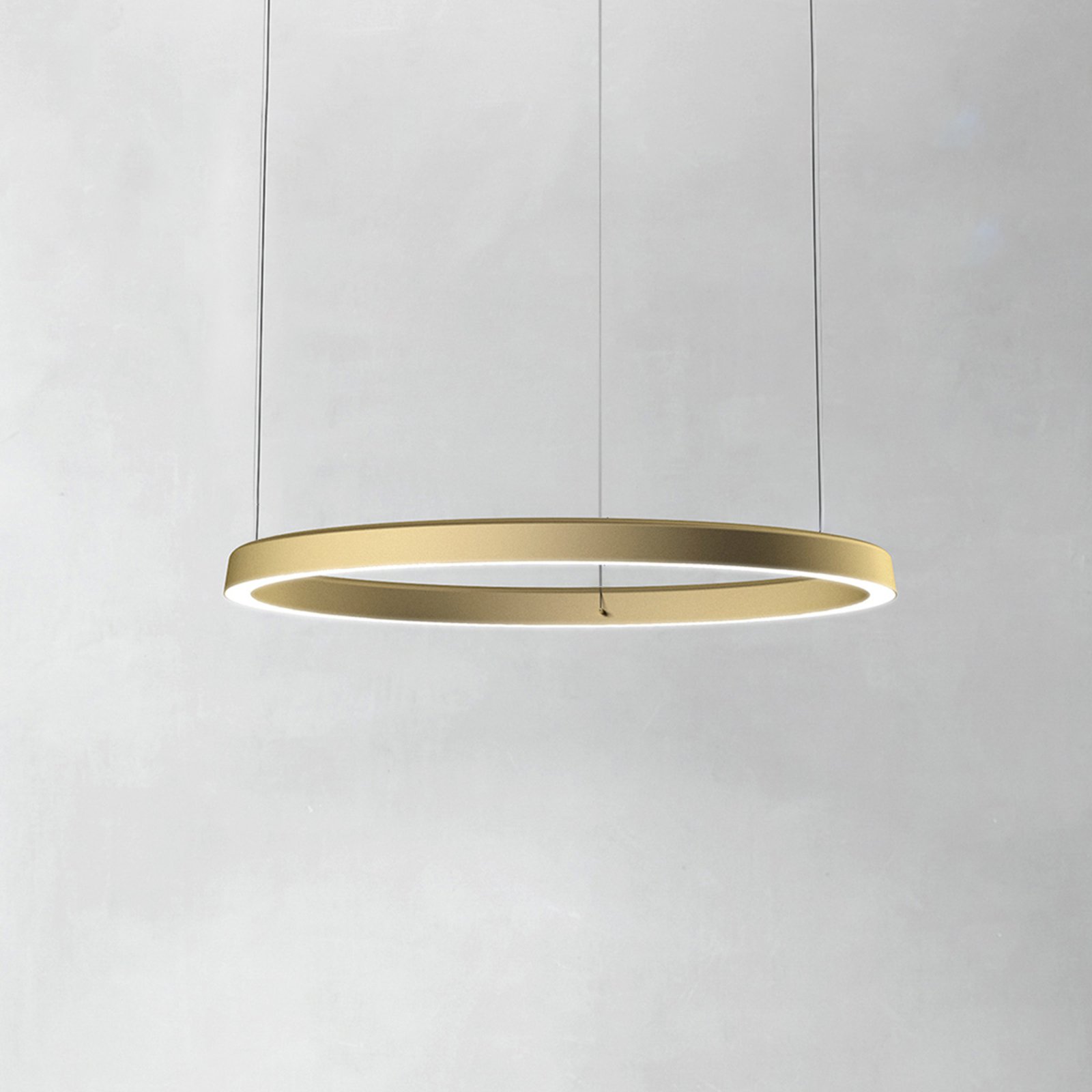 Luceplan Compendium Circle 72 cm, messing