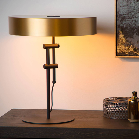 Giada bordlampe med flat skjerm i gull