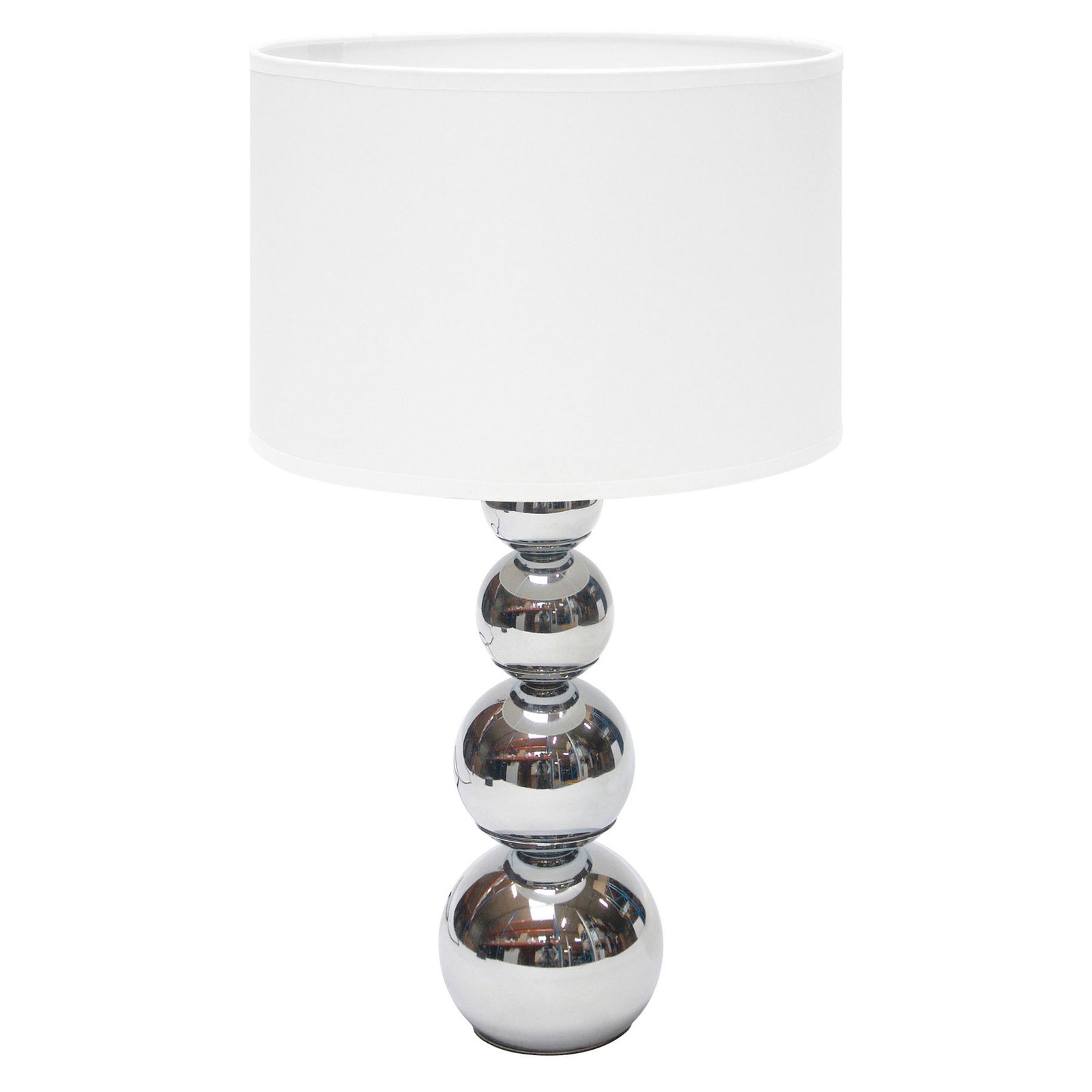 Bordlampe Mandy, berøringsfunksjon, hvit