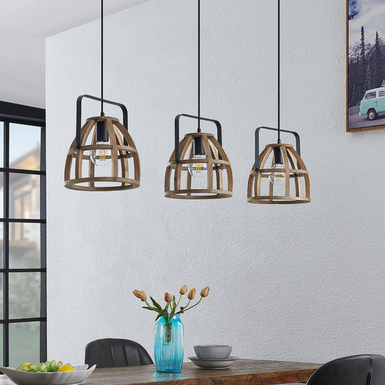 Lindby Pilarion hengelampe, 3 lyskilder