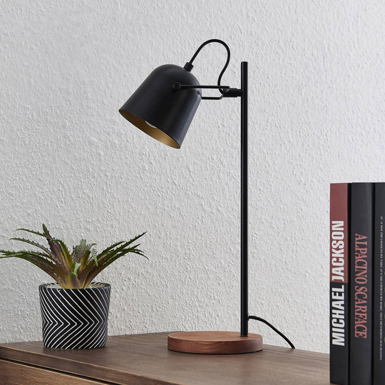 Lindby Adalin bordlampe, svart