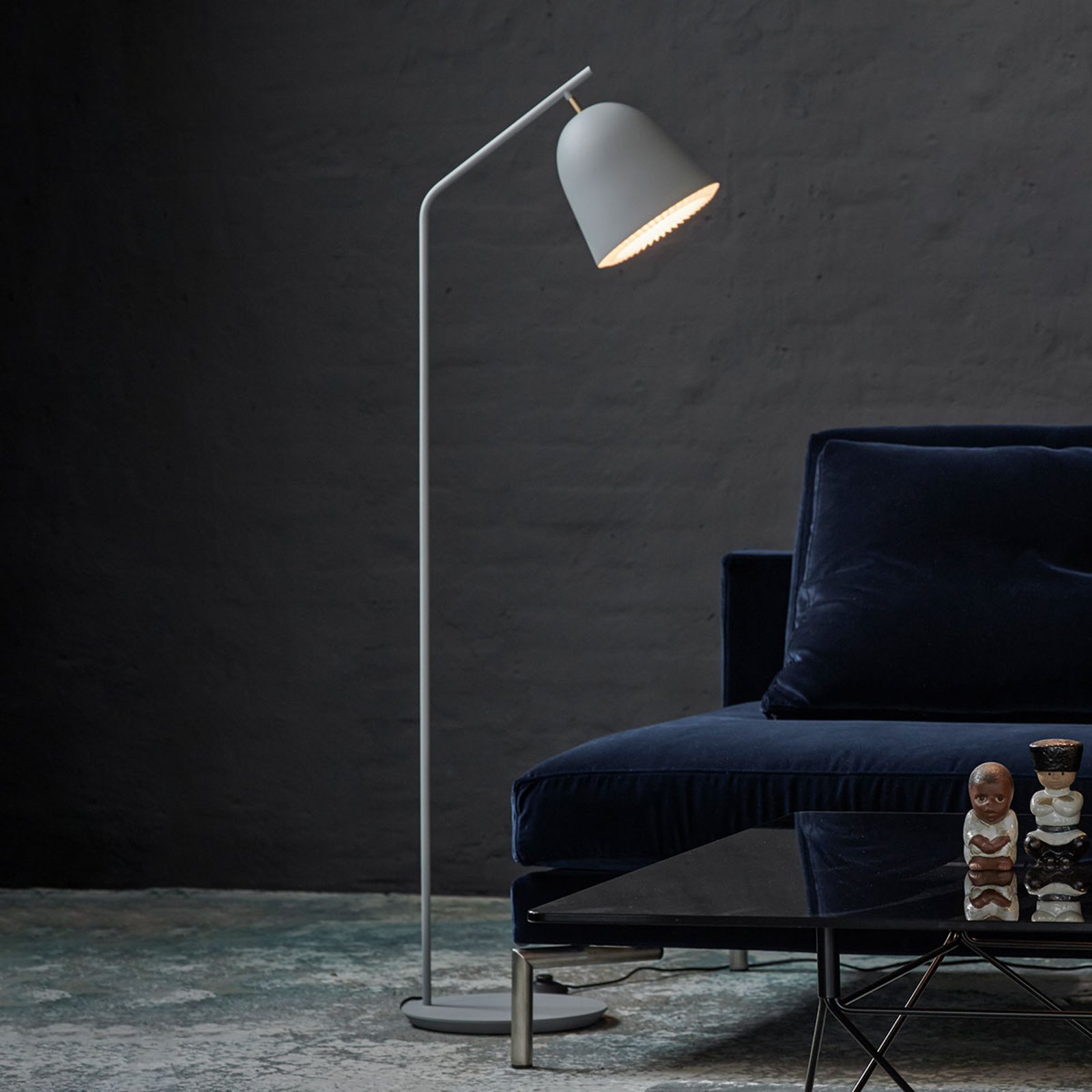 LE KLINT Caché - designer-gulvlampe, grå