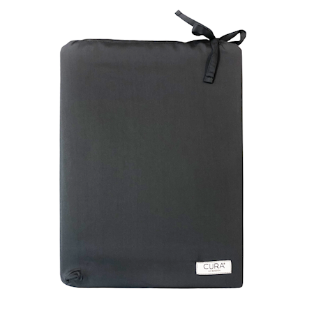 CURA Tencel Dynetrekk Dobbelsett Mørkegrå 200 x 220 cm