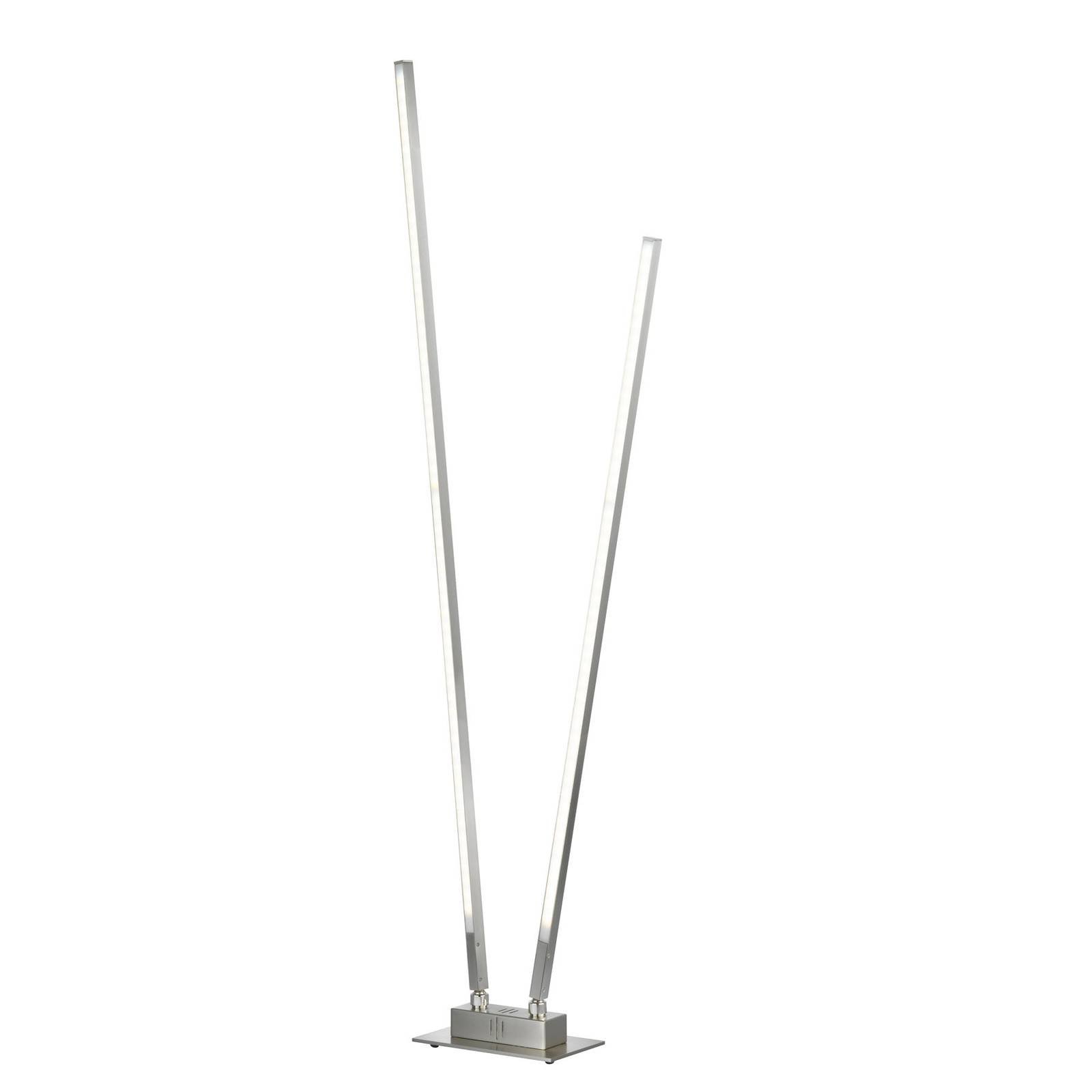 LED-gulvlampe Z-Carla, 2 lyskilder, høyde 144 cm