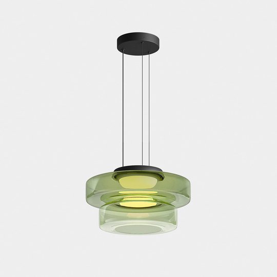 LEDS-C4 Strada Pendel PhaseCut H23cm Ø40cm grønn