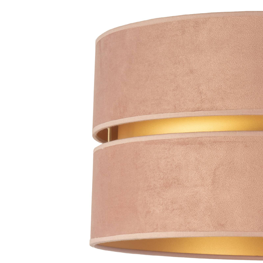 Bordlampe Golden Duo høyde 30 cm lyserosa/gull