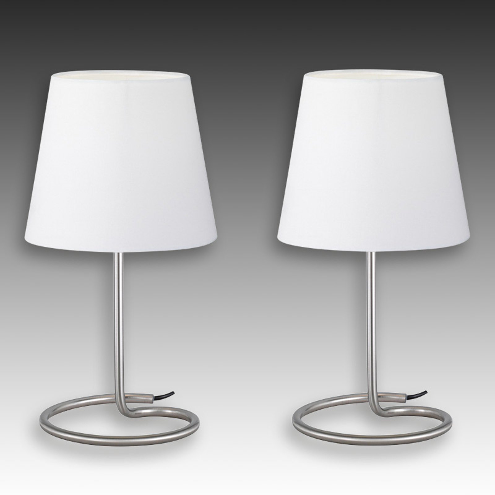 Twin - moderne bordlampesett