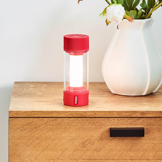 Fatboy LED-bordlampe Tjoepke med batteri, rød