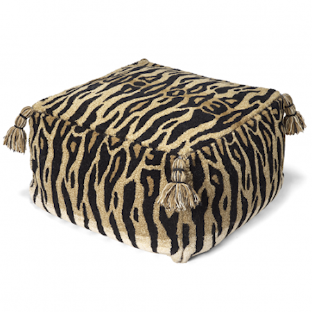 Sittpuff Tiger Natur 55x55 cm