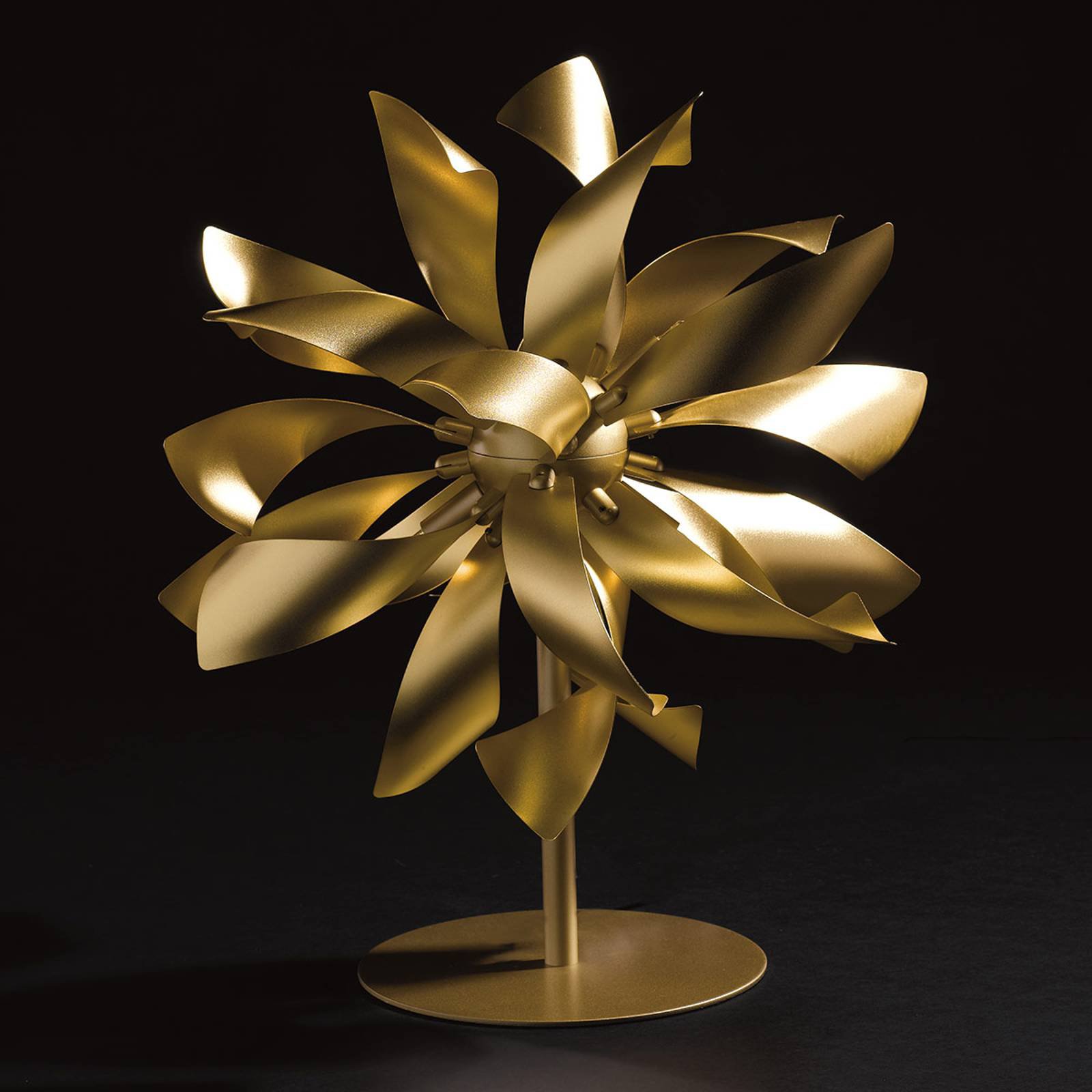 Bordlampe Bloom gullfarget
