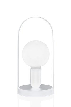 Carrie Bordlampe Hvit