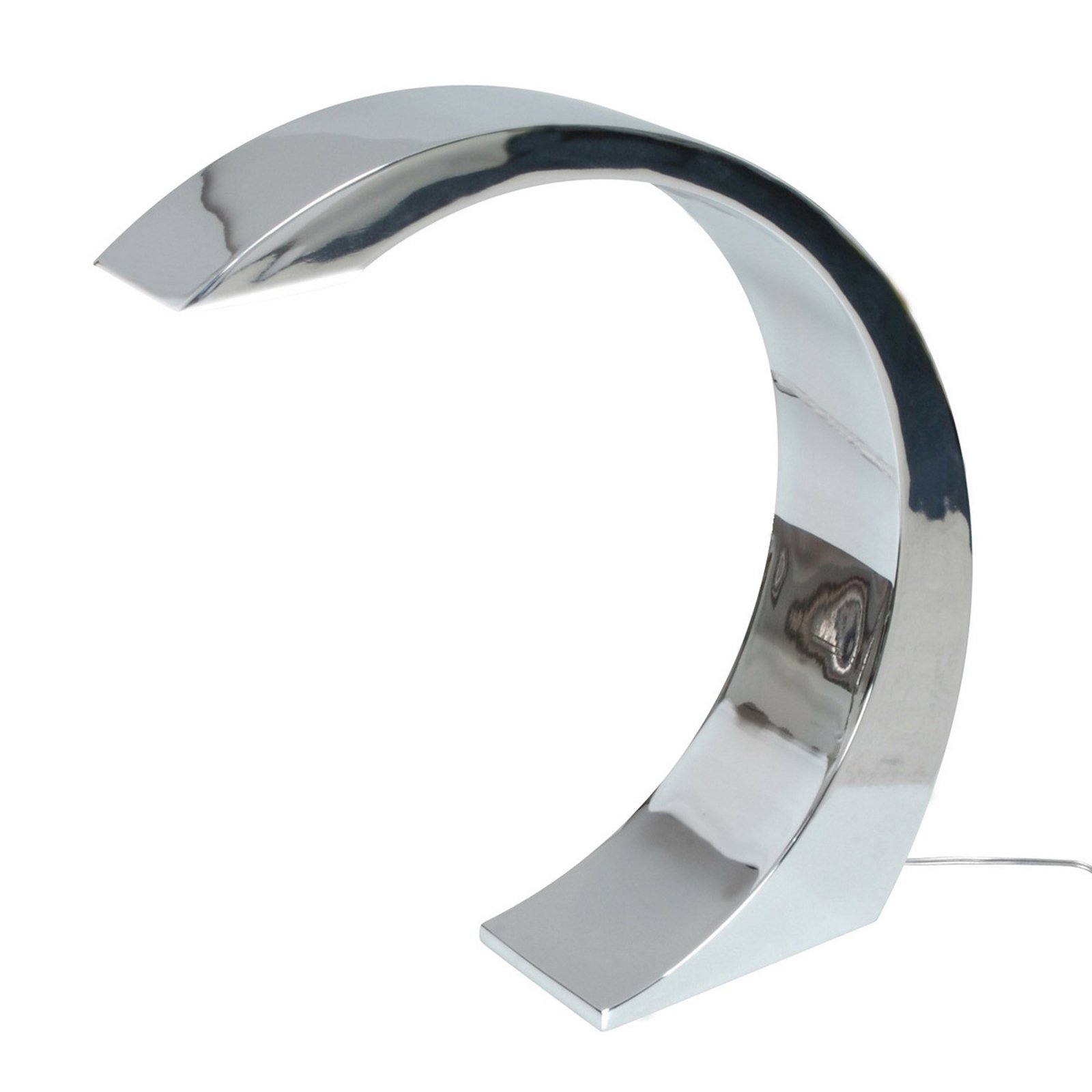 LED-bordlampe NAMI høyde 33 cm krom