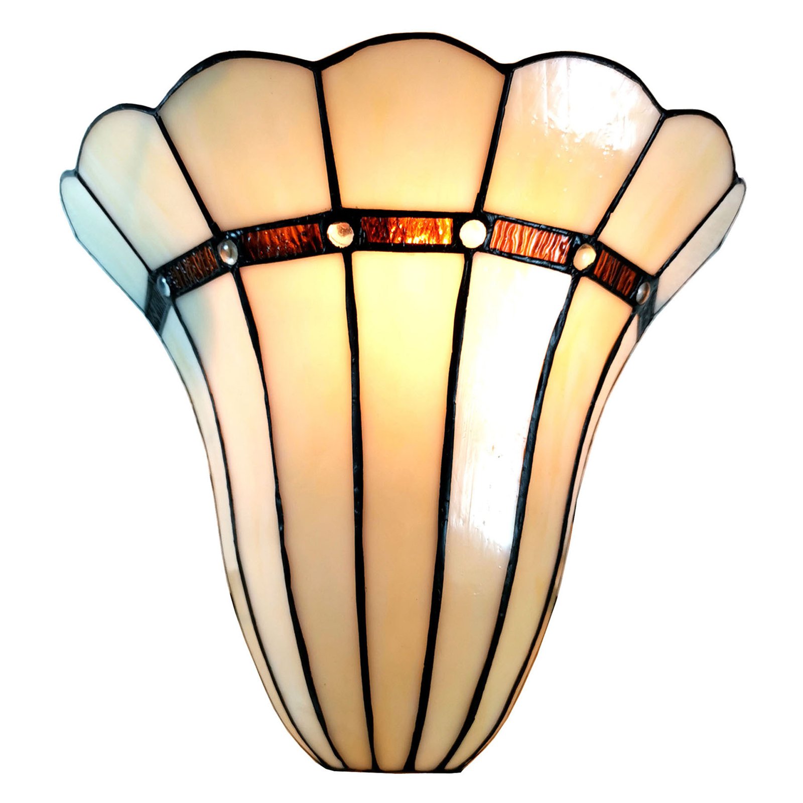6015 vegglampe i Tiffany-utseende