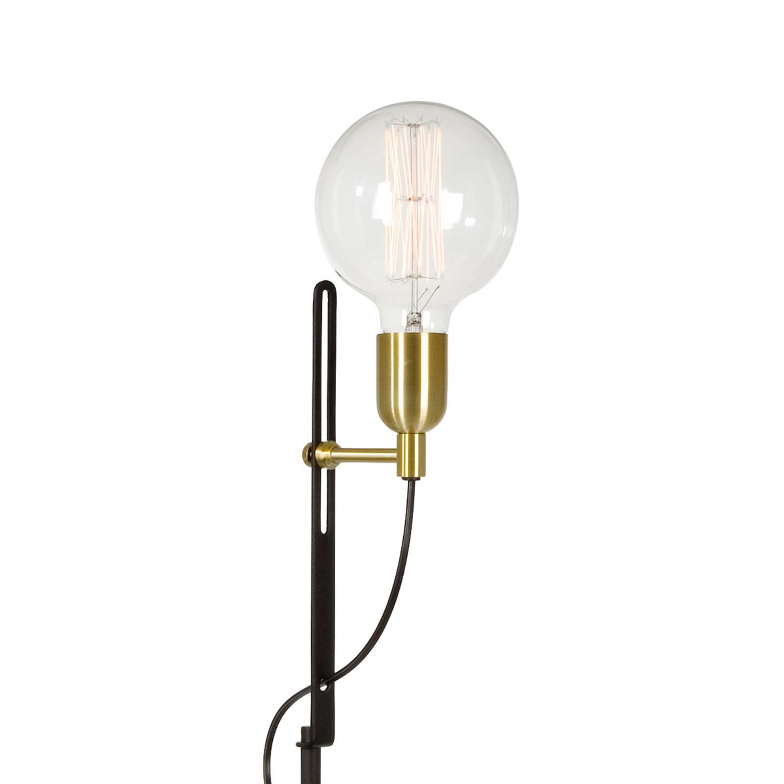 Unik stålampe Regal svart messing