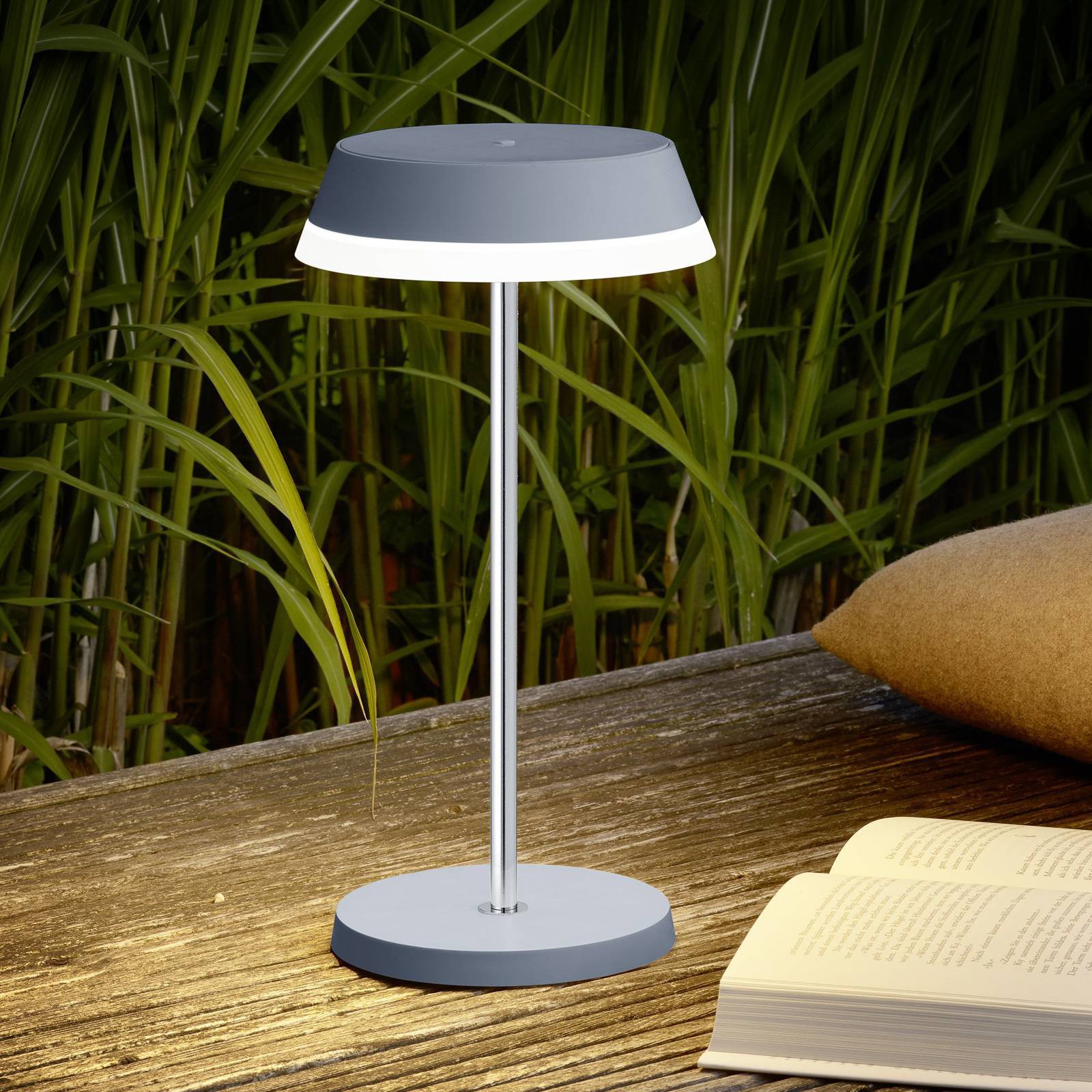 B-Leuchten Joy LED-bordlampe med batteri antrasitt