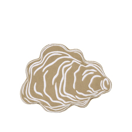 Pute Oyster Bomull Taupe Sand