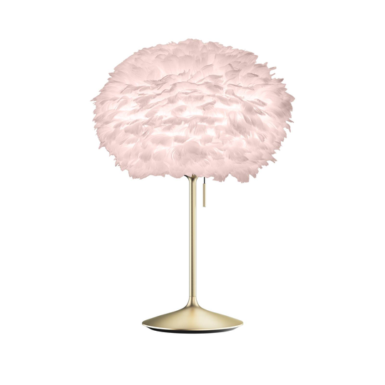UMAGE Eos medium bordlampe rosé, børstet messing