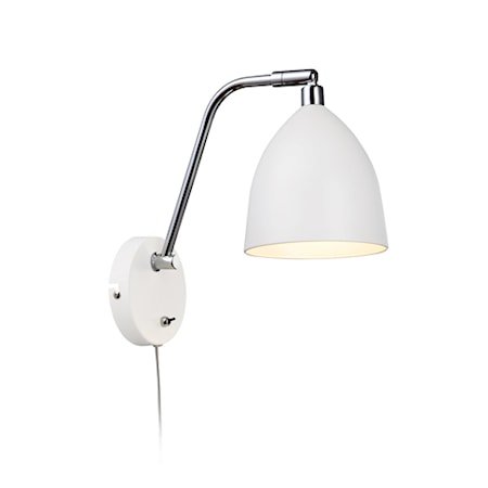 Fredrikshavn Vegglampe Hvit