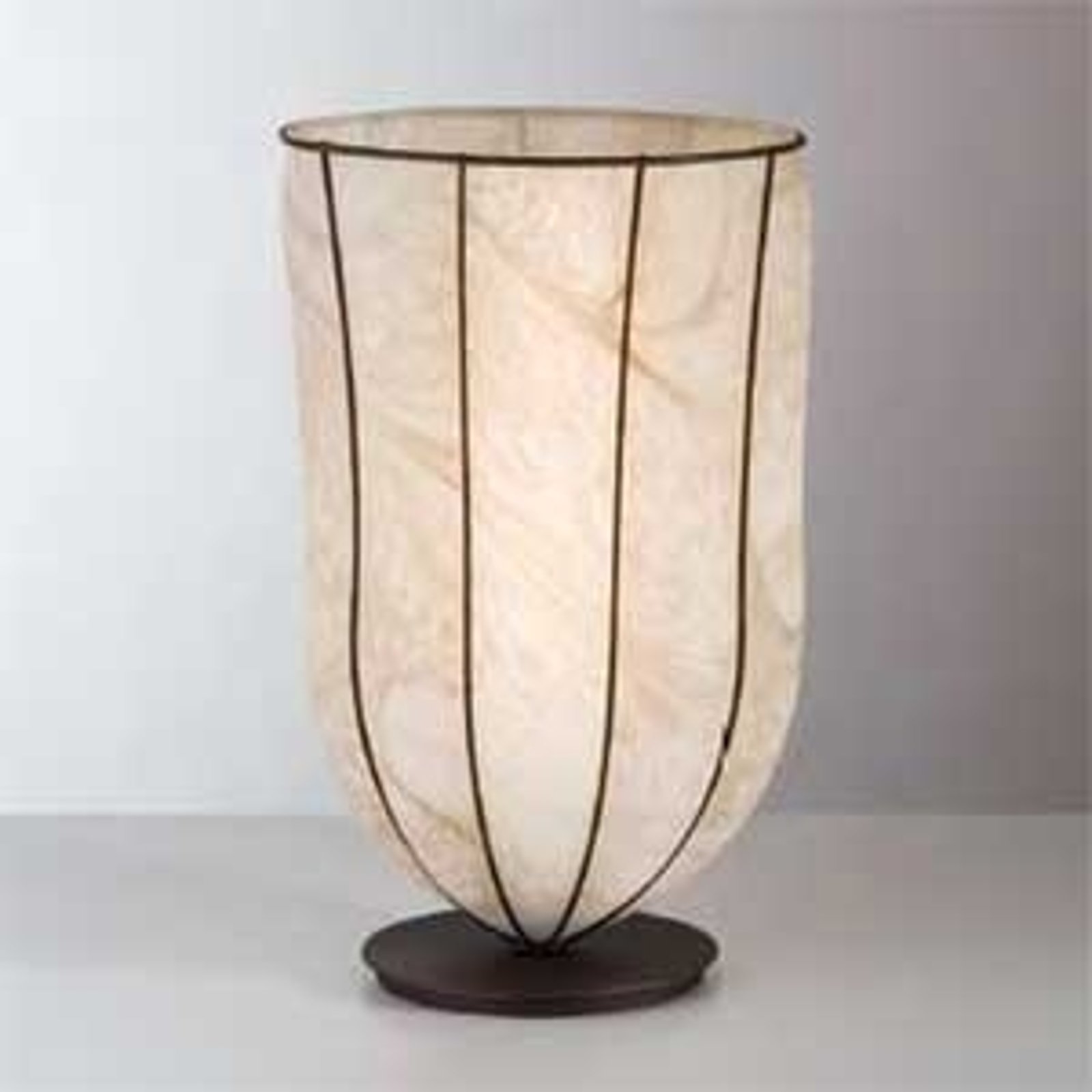 Antikk bordlampe GIARA, 38 cm