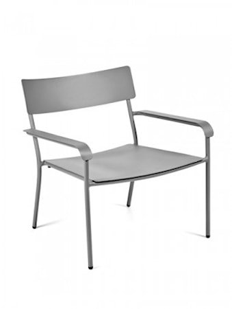 August Lounge Chair - Grå