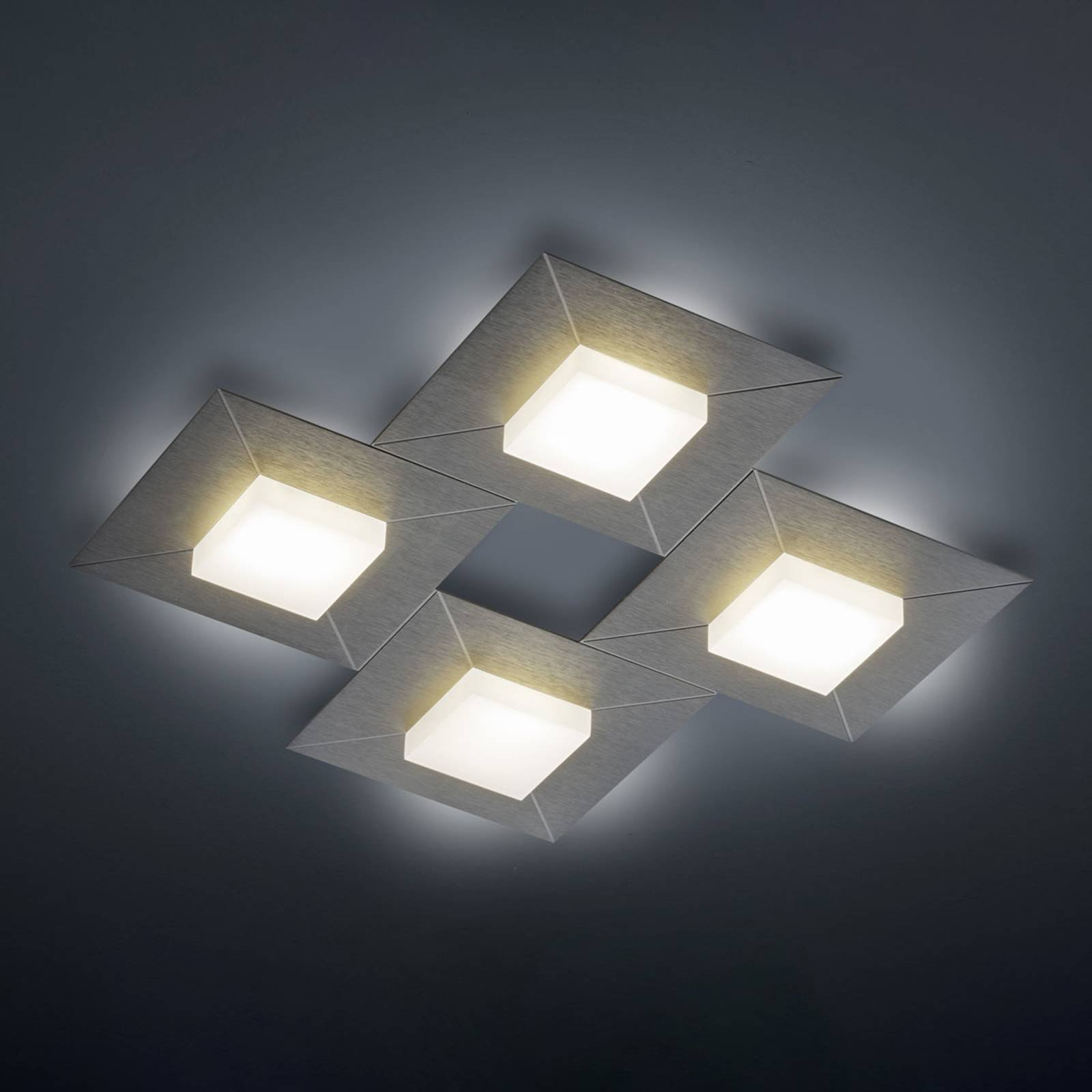 BANKAMP Diamond taklampe 42x42 cm, antrasitt