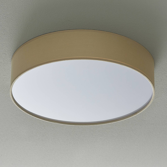 LEDS-C4 Bol LED-taklampe med stoffskjerm