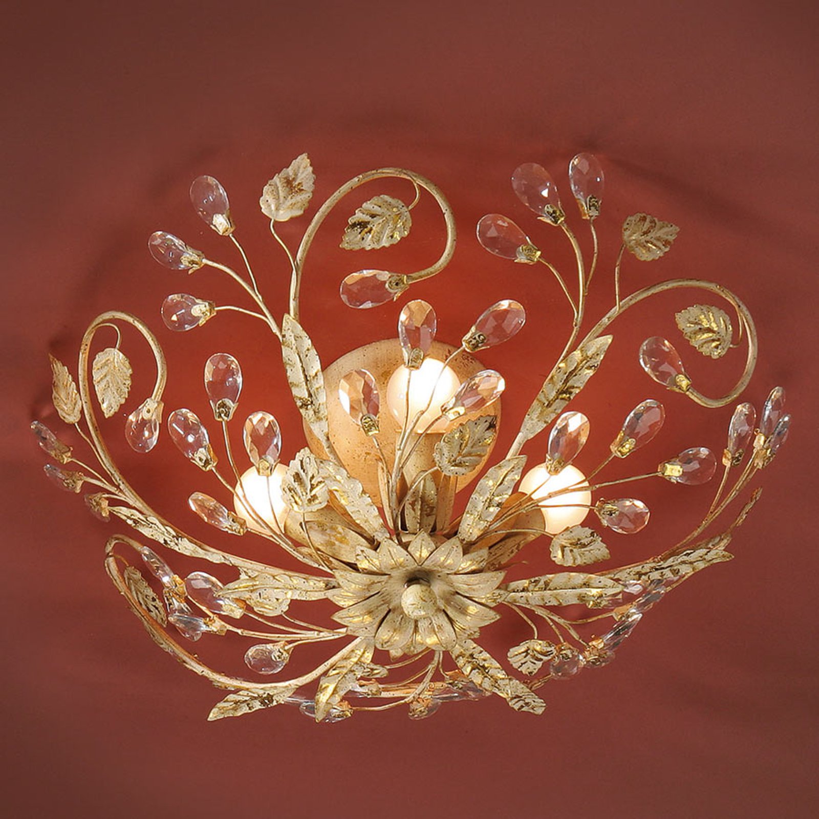 Taklampe Verdi i florentiner-stil med LED