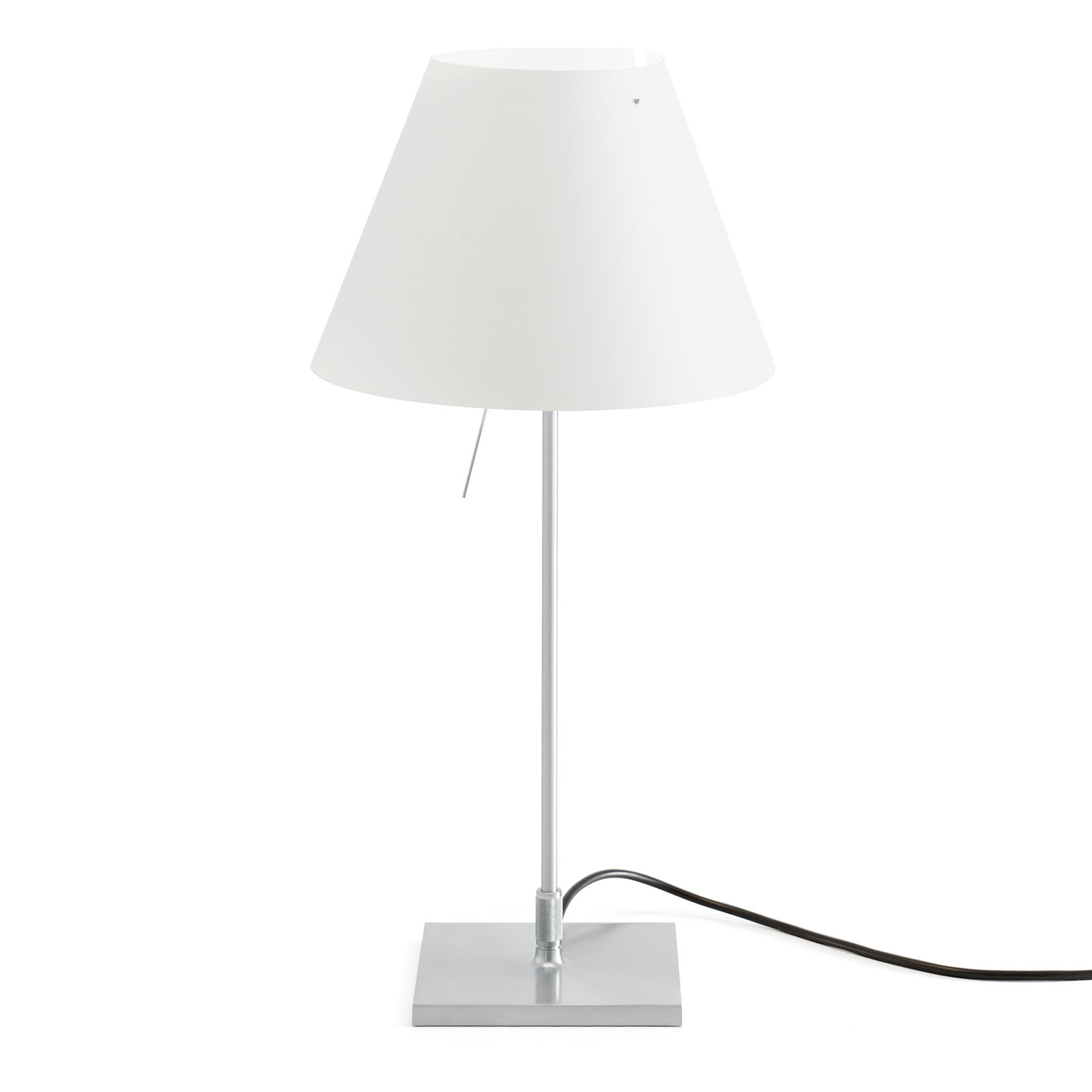 Luceplan Costanzina LED-bordlampe alu hvit