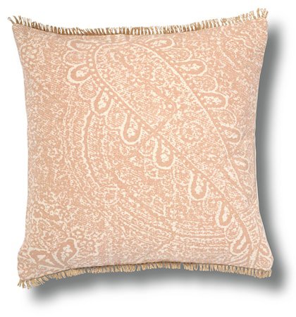 Paisley pute 50x50 – Dusty pink