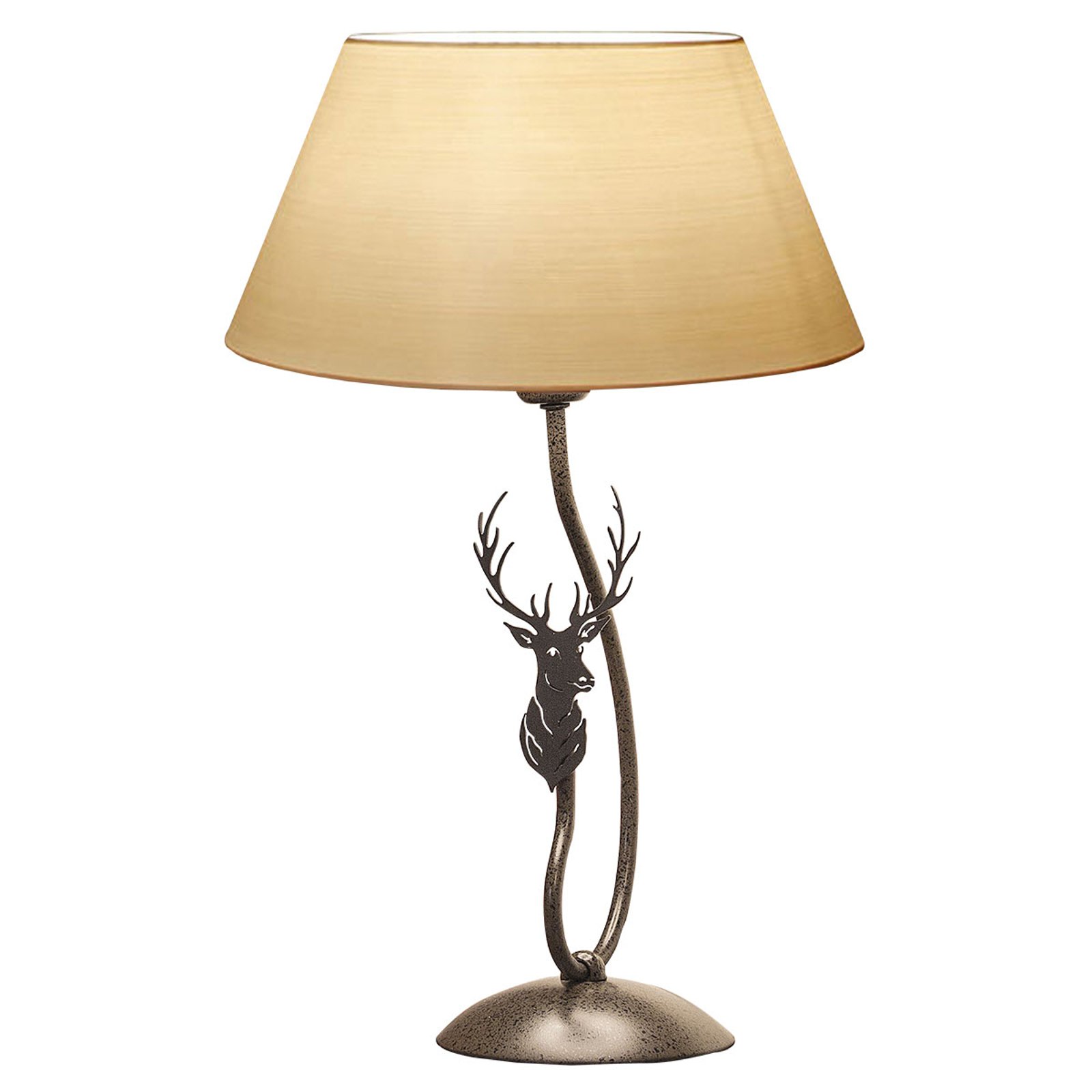 Menzel TH3361 bordlampe med hjortemotiv