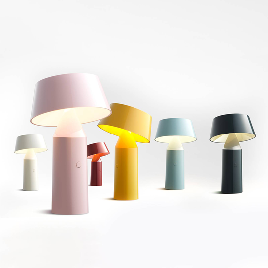 MARSET Bicoca LED-bordlampe m batteri lyseblå