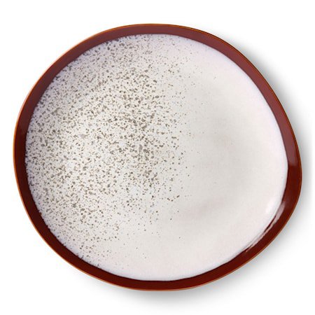 Ceramic 70's Tallerken Frost